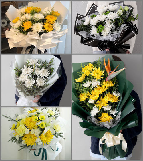 贵州毕节市七星关区对坡镇嘎木村白事花束代送